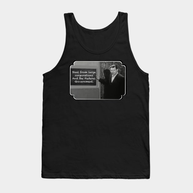 Steal Tank Top by Happy Horror Coffee Break